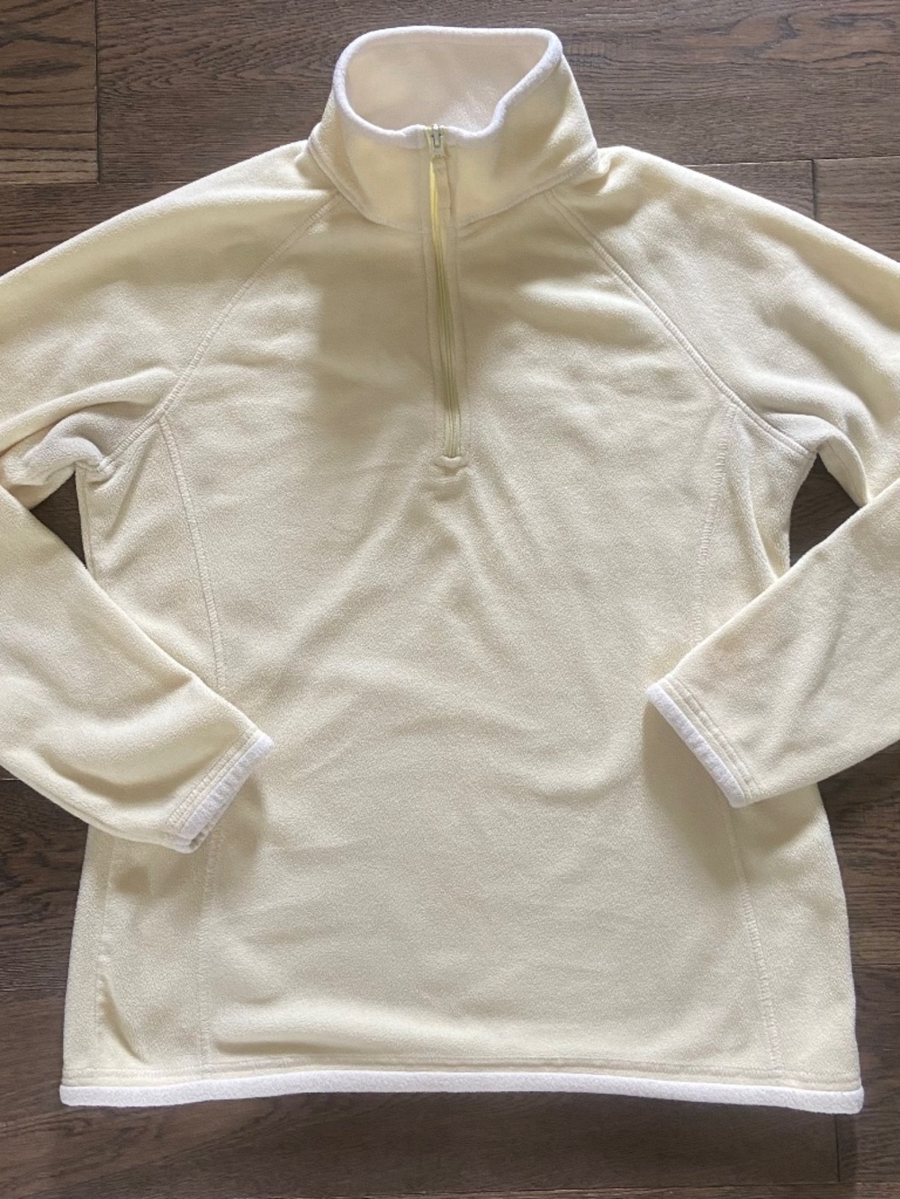 EUC: Mountain Warehouse Lemon Yellow 1/4 Zip Fleece - Size 6